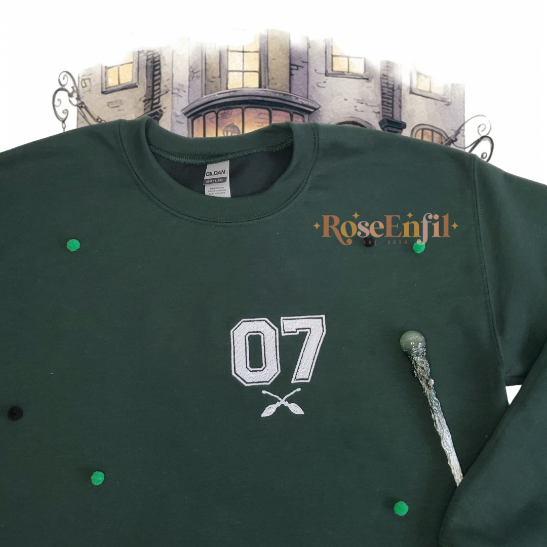 Pre-order -Number 07 - Draco - green
