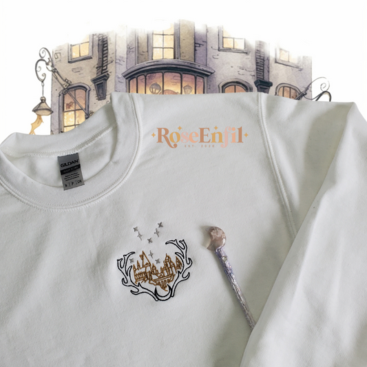 Pre-order -  Magical castle - several colors - Embroidery