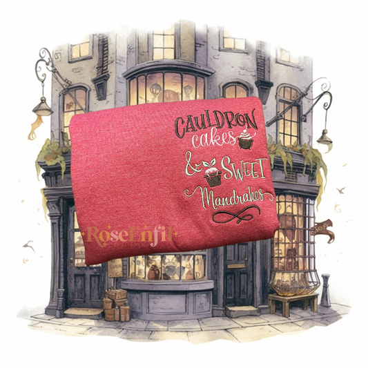 Pre-order - Magic plant and cupcake - Scarlet red