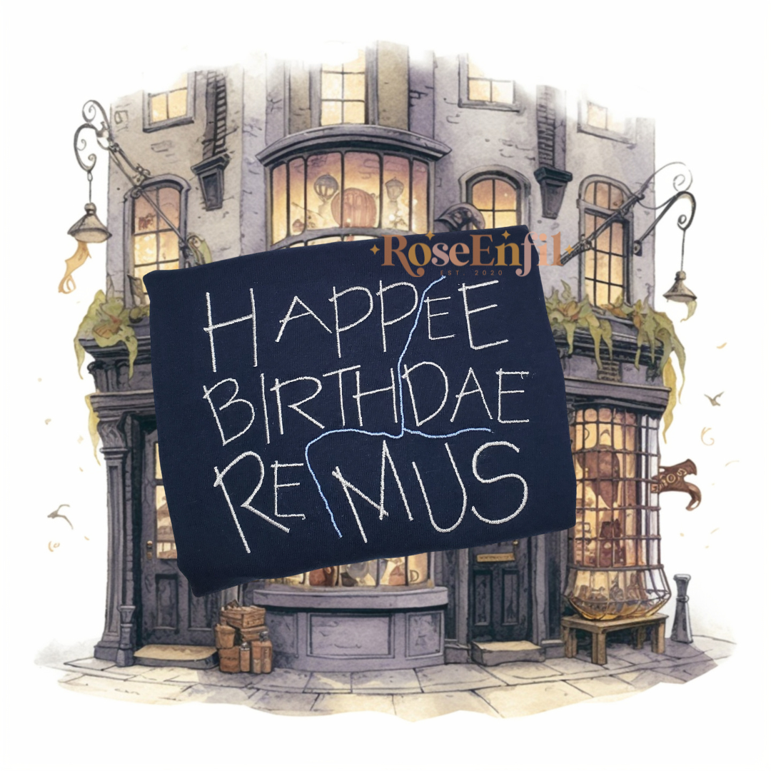 Happy Birthday Remus - Navy blue