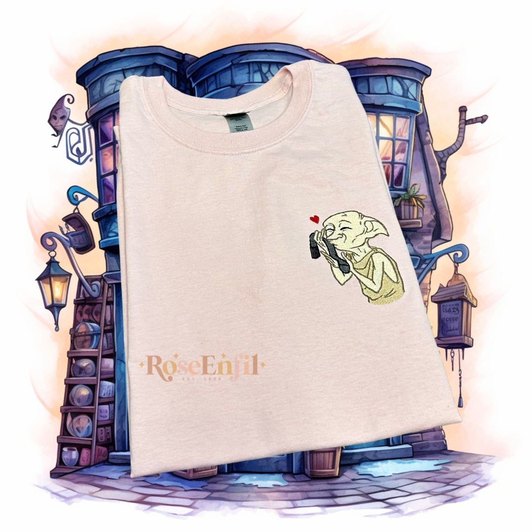 L'elfe libre - Version 1 chaussette - Broderie magique - Plusieurs couleurs