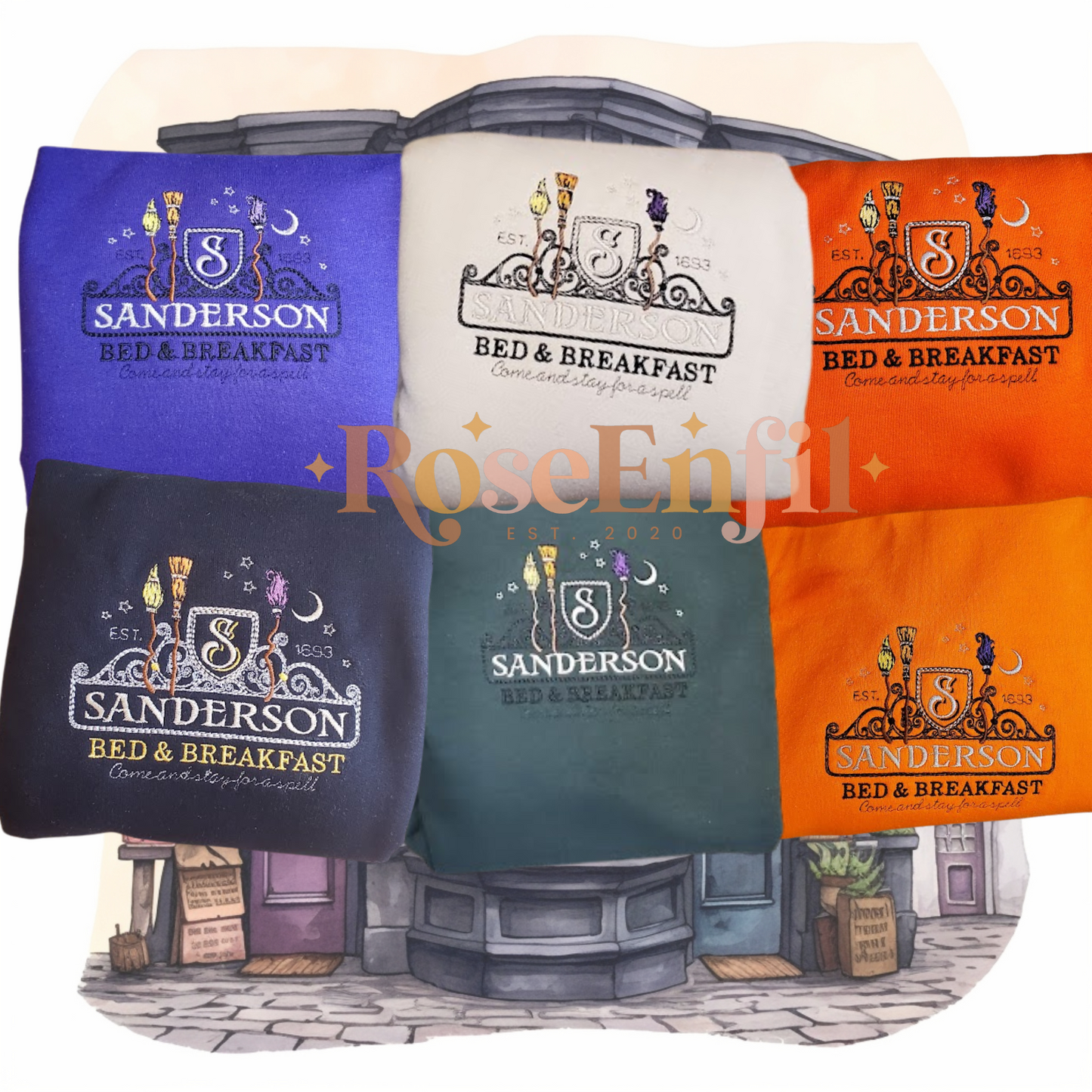 Les soeurs Sanderson ✨Bed and Breakfast (possibilité d'avoir broderie 3 balais)
