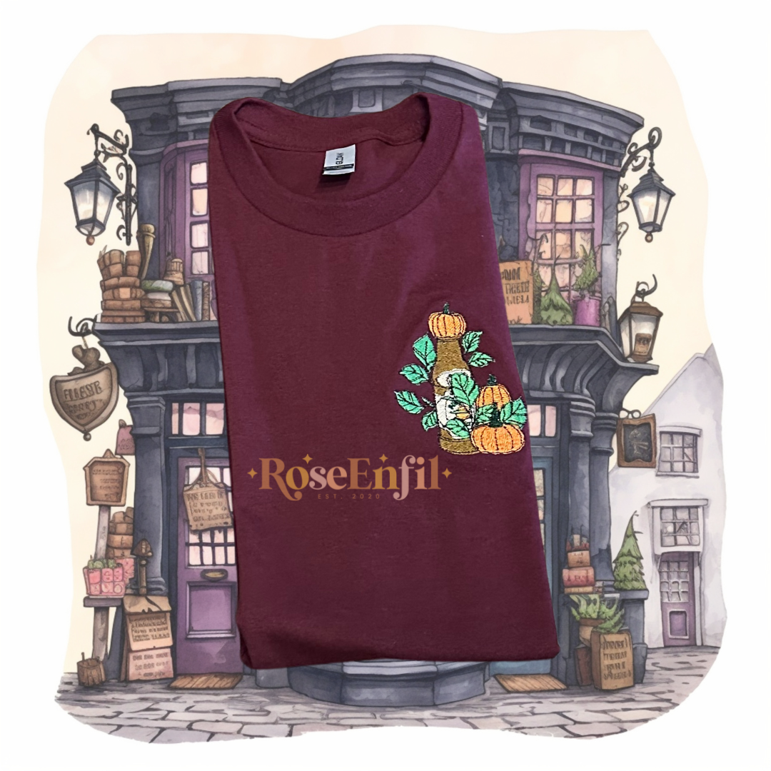 Boisson à la citrouille - Version monde magique ✨ Harry (broderie) - Plusieurs couleurs