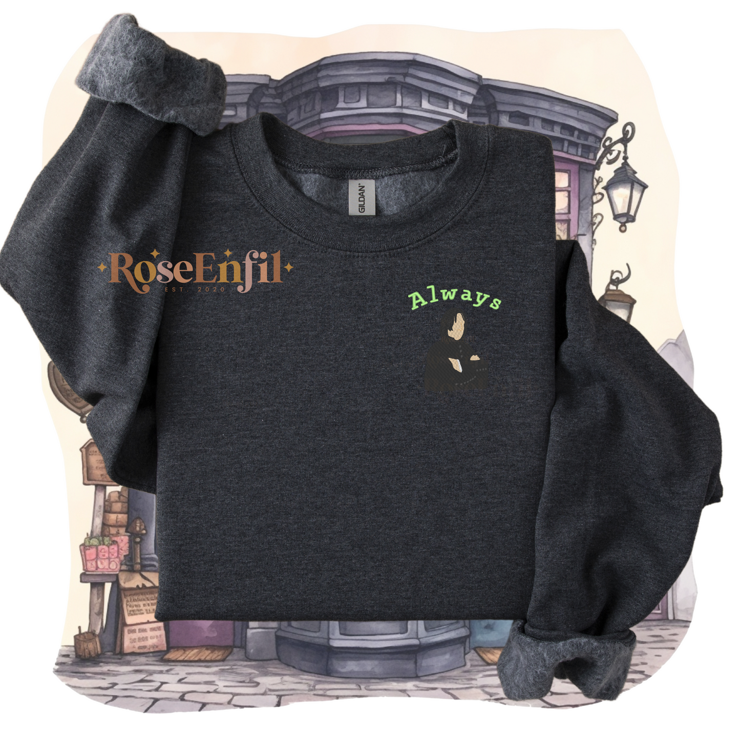 Directeur de maison Toujours - Severus - Broderie magique - Plusieurs couleurs