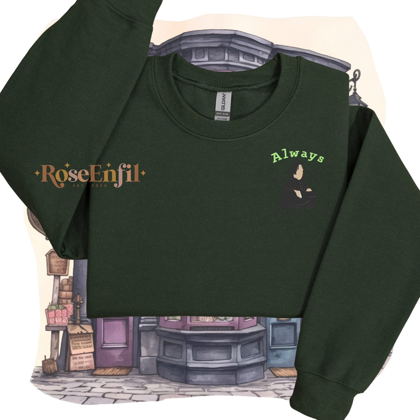 Directeur de maison Toujours - Severus - Broderie magique - Plusieurs couleurs