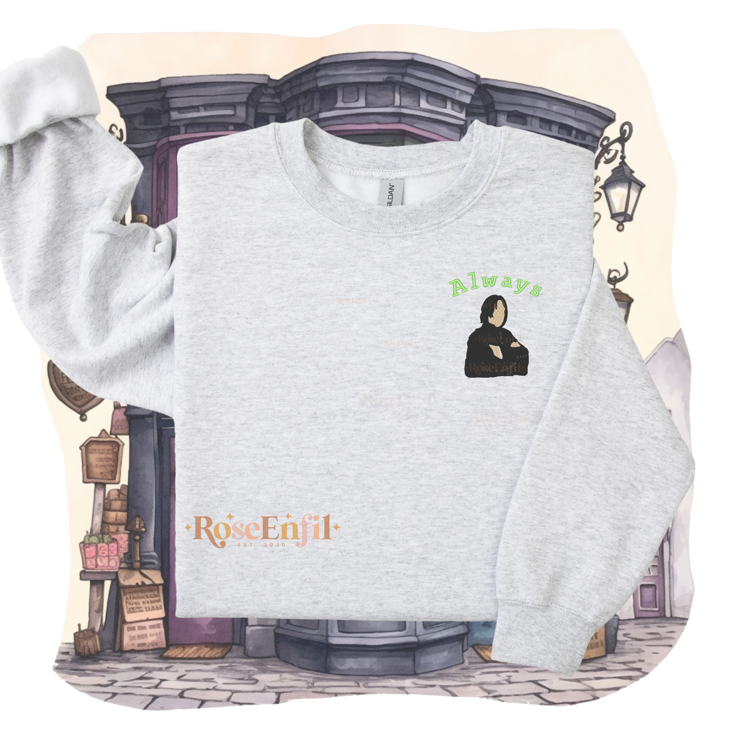 Directeur de maison Toujours - Severus - Broderie magique - Plusieurs couleurs