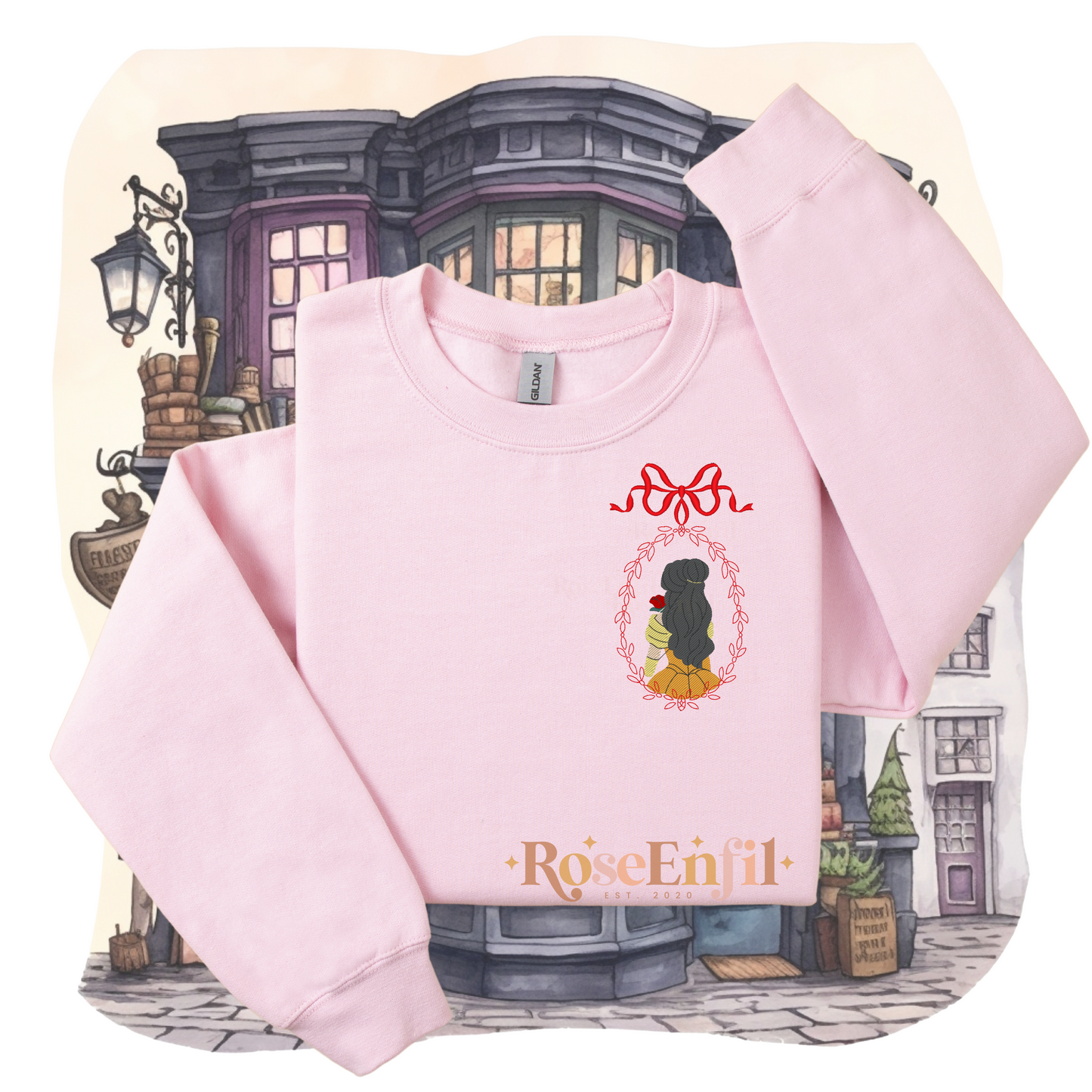 Portrait Belle - Collection Princesse - Broderie magique - Plusieurs couleurs