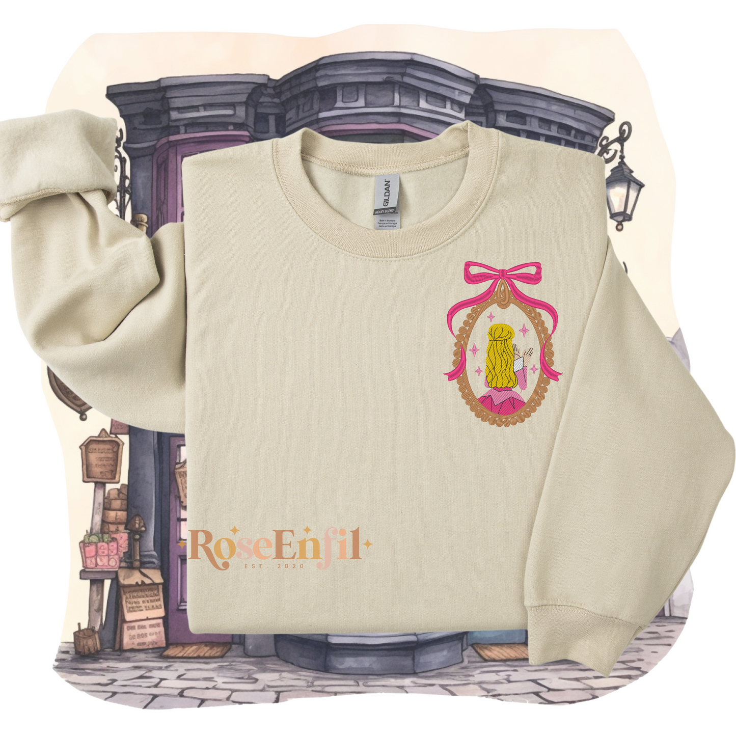 Portrait princesse endormie - Collection Princesse - Broderie magique - Plusieurs couleurs