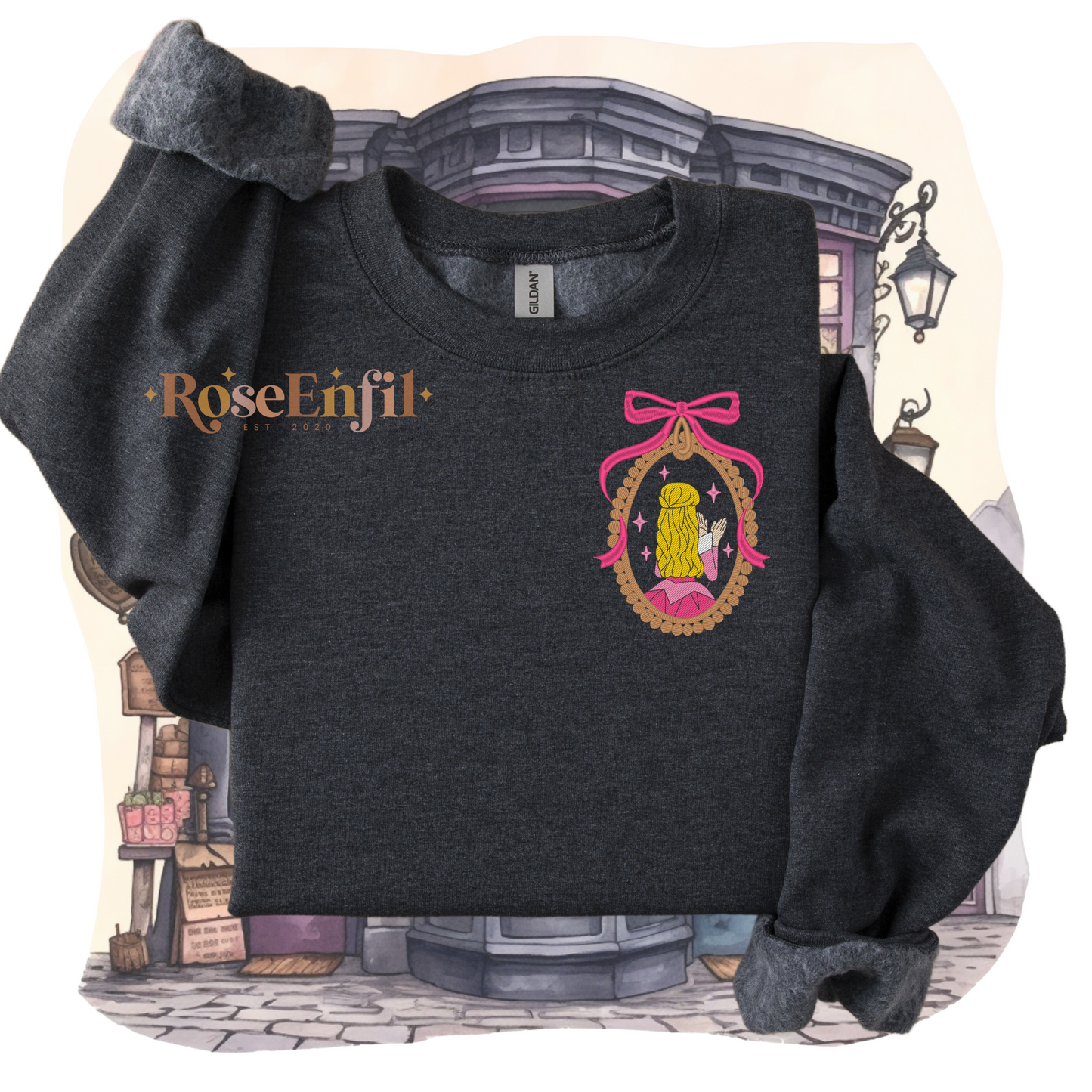 Portrait princesse endormie - Collection Princesse - Broderie magique - Plusieurs couleurs