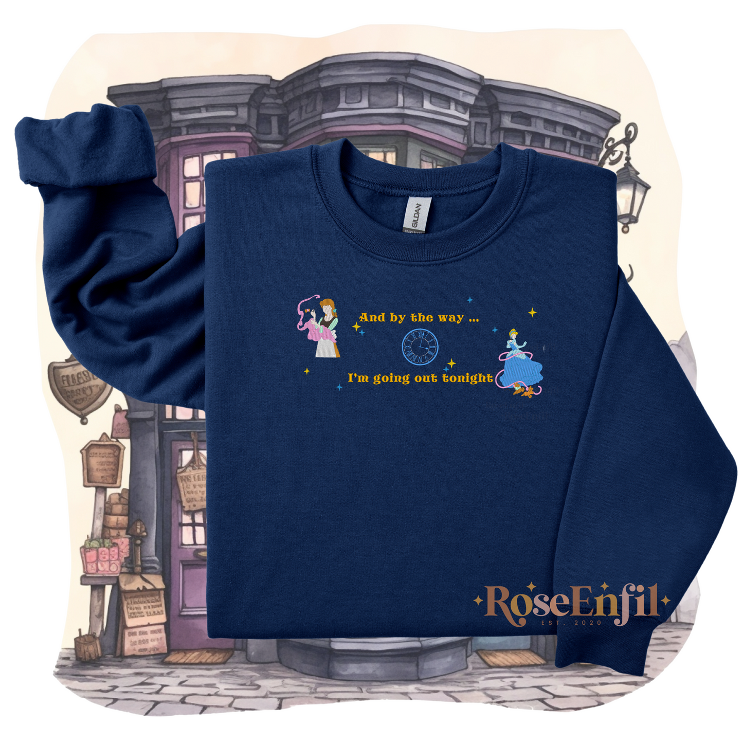 Portrait princesse pantoufle de verre - Collection Princesse - Broderie magique - Plusieurs couleurs