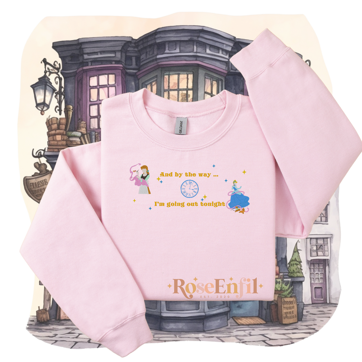 Portrait princesse pantoufle de verre - Collection Princesse - Broderie magique - Plusieurs couleurs