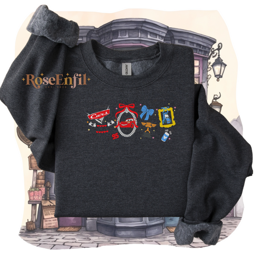 Racing Car Portrait - Screen Inspired Collection - Magic Embroidery - Multiple Colors
