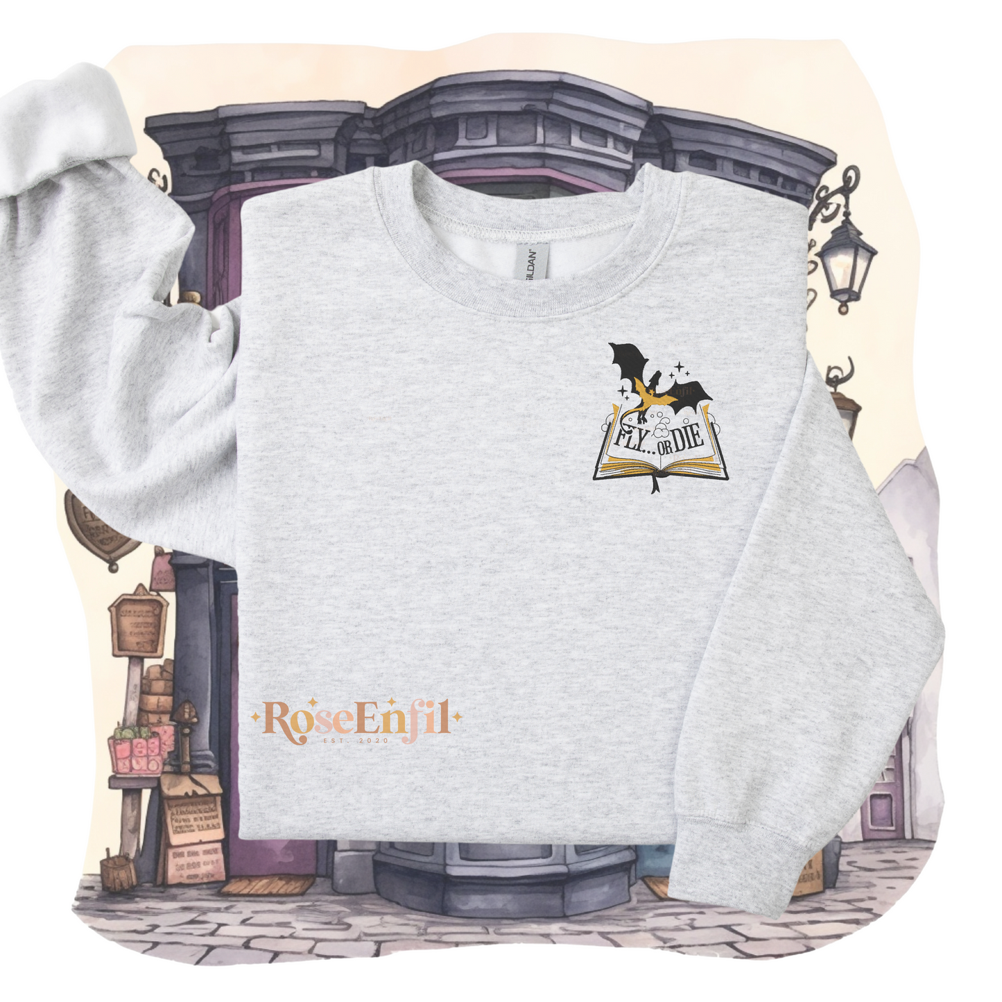 Voler ou mourir - Collection Livres fantastique - Broderie magique - Plusieurs couleurs