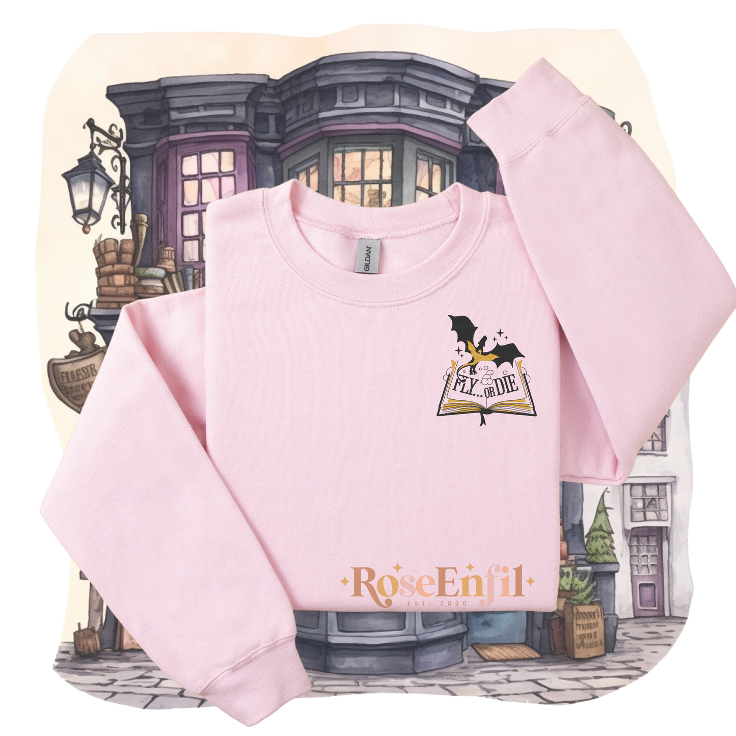 Voler ou mourir - Collection Livres fantastique - Broderie magique - Plusieurs couleurs