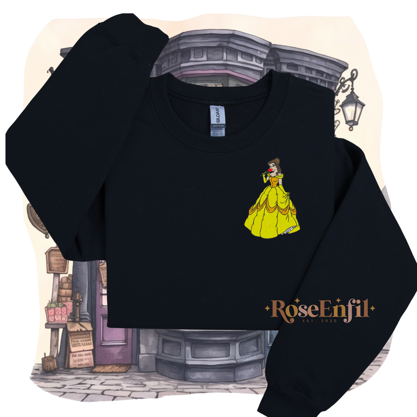 Belle - Collection Princesse - Broderie magique - Plusieurs couleurs
