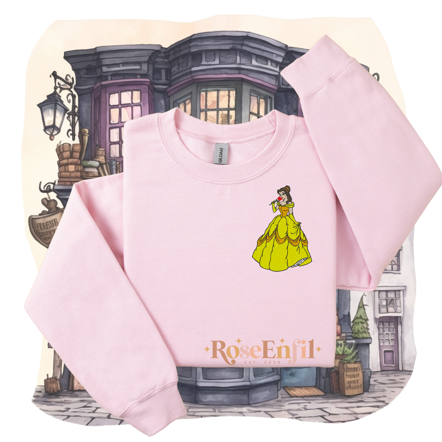 Belle - Collection Princesse - Broderie magique - Plusieurs couleurs