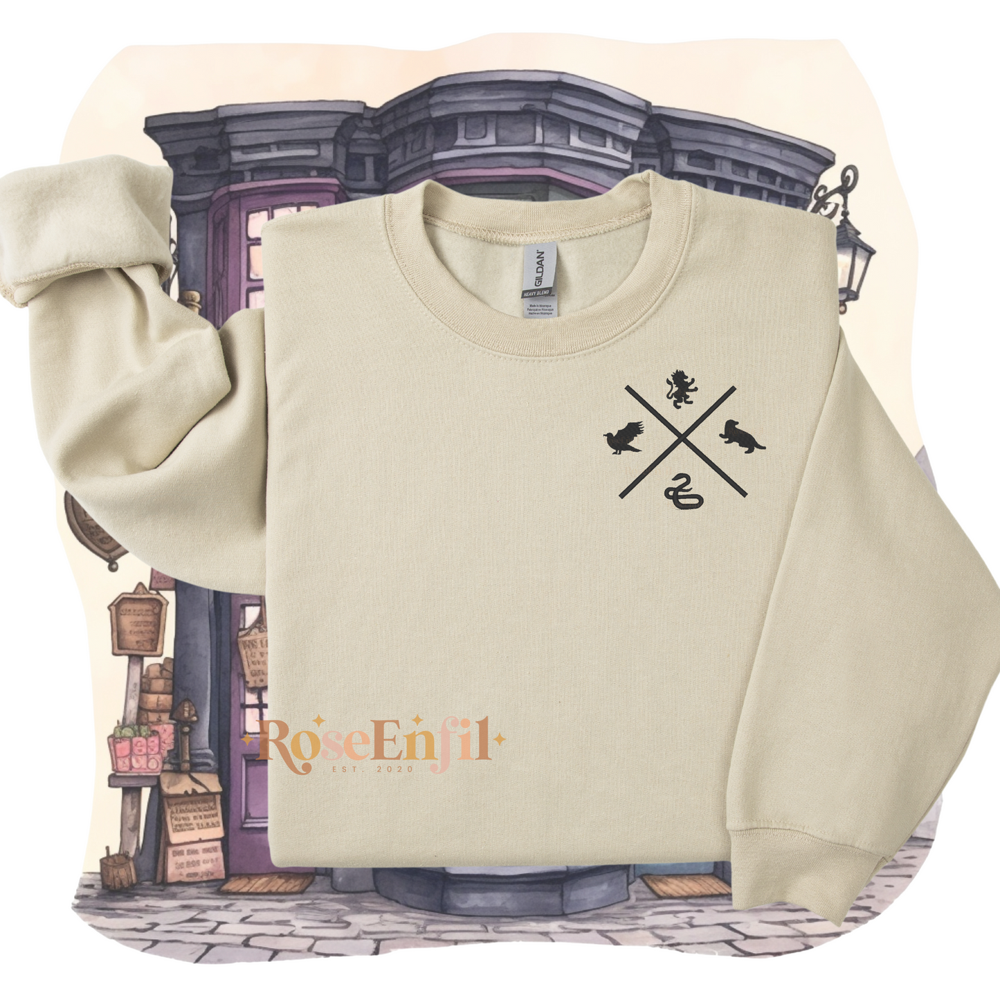Symboles des maison - Collection Harry - Broderie magique - Plusieurs couleurs Partie 2