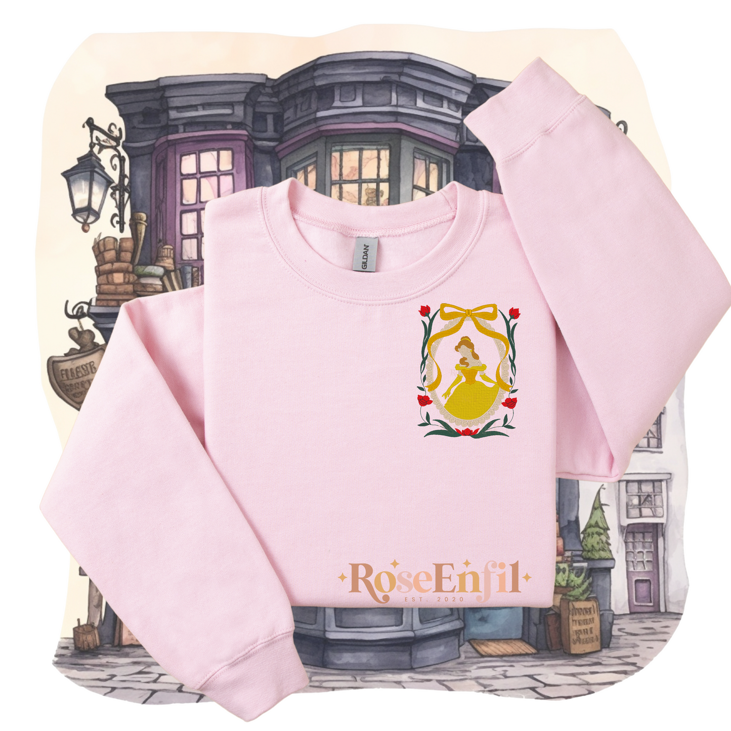 Belle (Portrait) - Collection Princesse - Broderie magique - Plusieurs couleurs