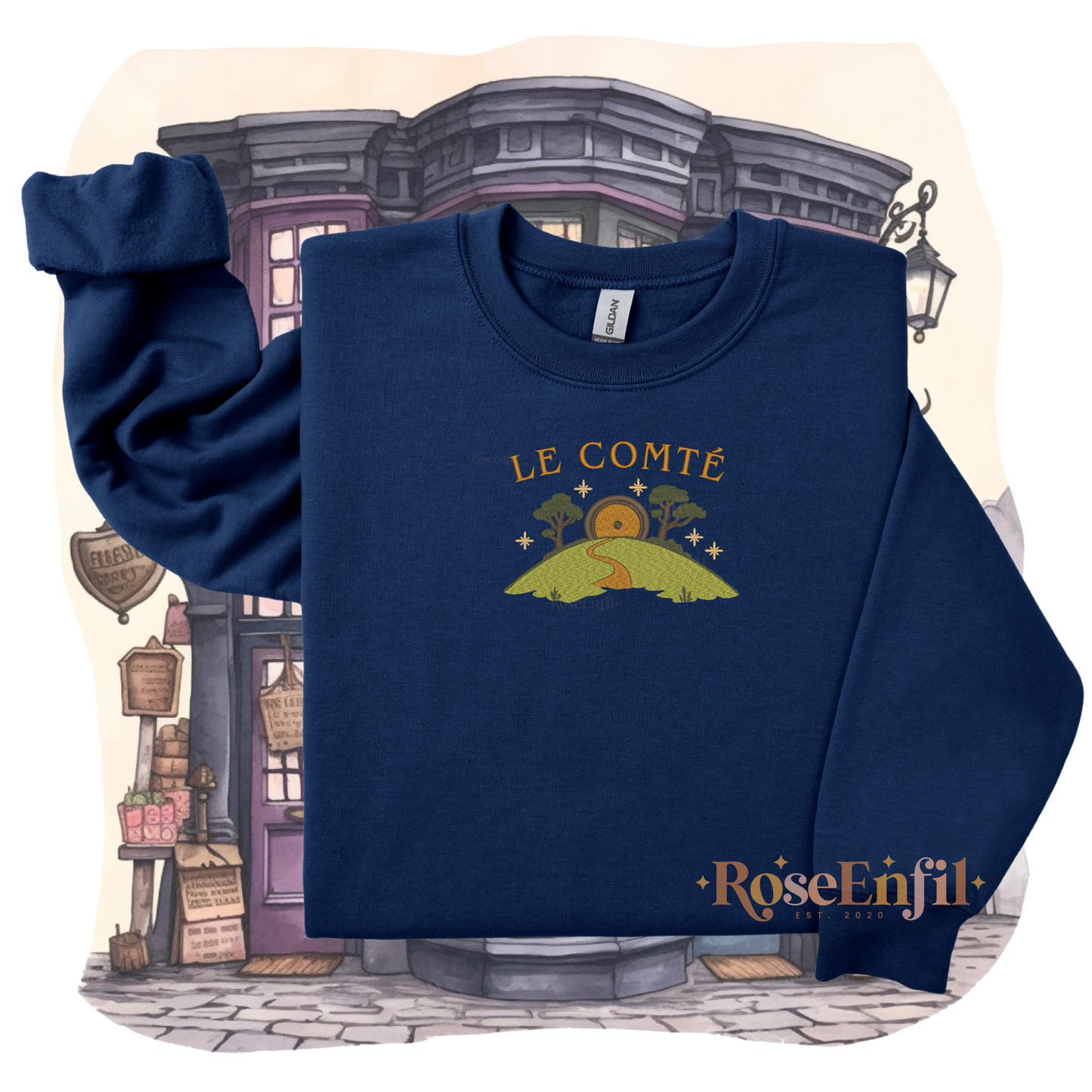 Le Comté - Hobbit - Broderie magique - Plusieurs couleurs