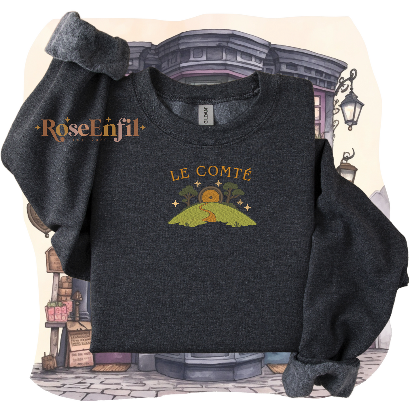 Le Comté - Hobbit - Broderie magique - Plusieurs couleurs