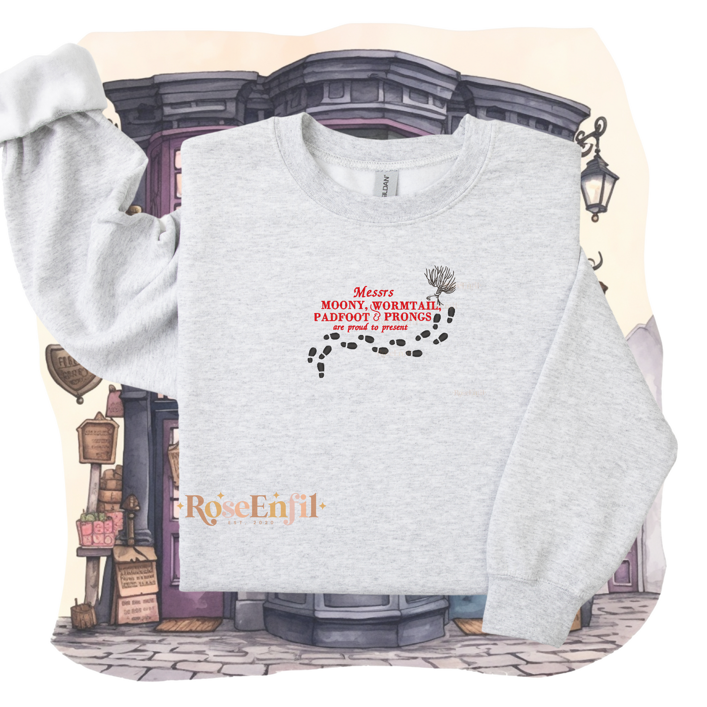 Saule pleureur et carte magique - Collection broderie magique - Plusieurs couleurs