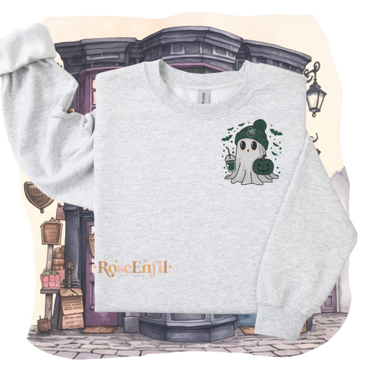 Ghost House of the Snake (Ambition) - Magical and Halloween Embroidery Collection (Autumn and Spooky) - Multiple Colors