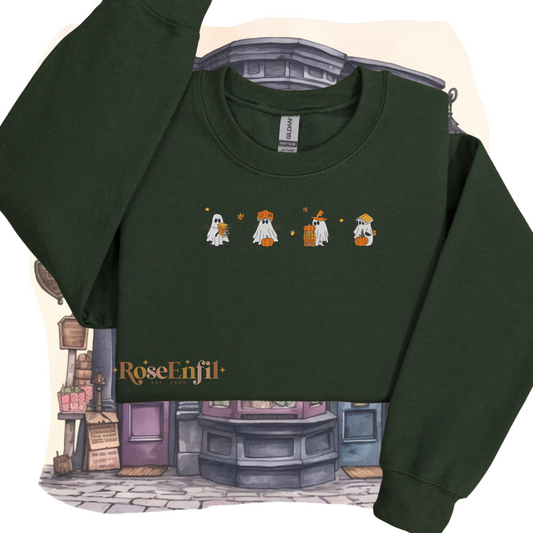 Ghost Books v2 - Book and Halloween Collection - Multiple Colors
