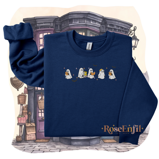 Ghosts and Bats Books - Books and Halloween Collection - Multiple Colors
