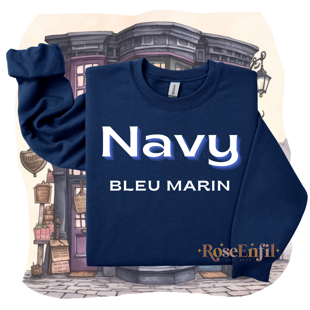 T’es pas le plus degelé de la boite - QC / Canada broderie humour / plusieurs couleurs crewneck