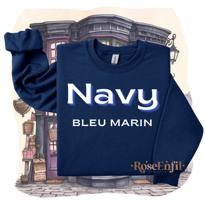 T’es pas le plus degelé de la boite - QC / Canada broderie humour / plusieurs couleurs crewneck
