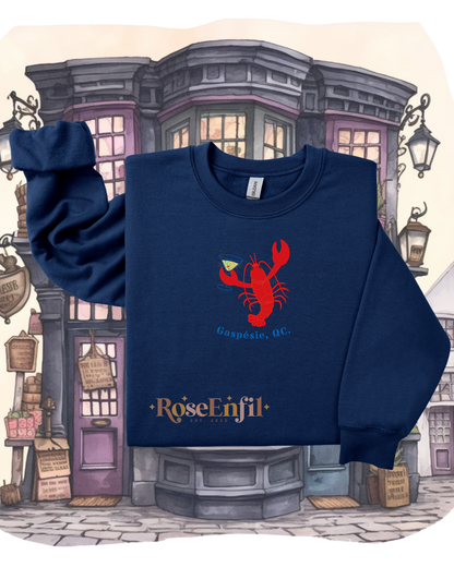 Homard (Gaspésie )-  Collection broderie de nos régions QC - Canada -  Plusieurs couleurs