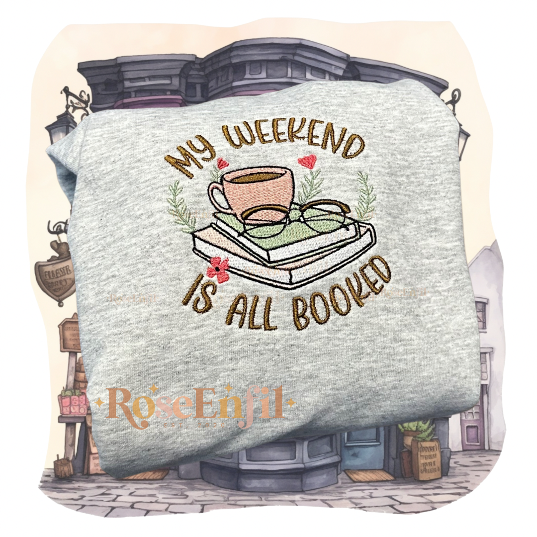 My weekend is all booked - club de lecture - bookish