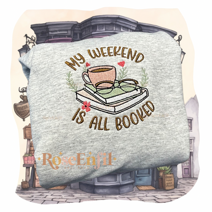 My weekend is all booked - club de lecture - bookish