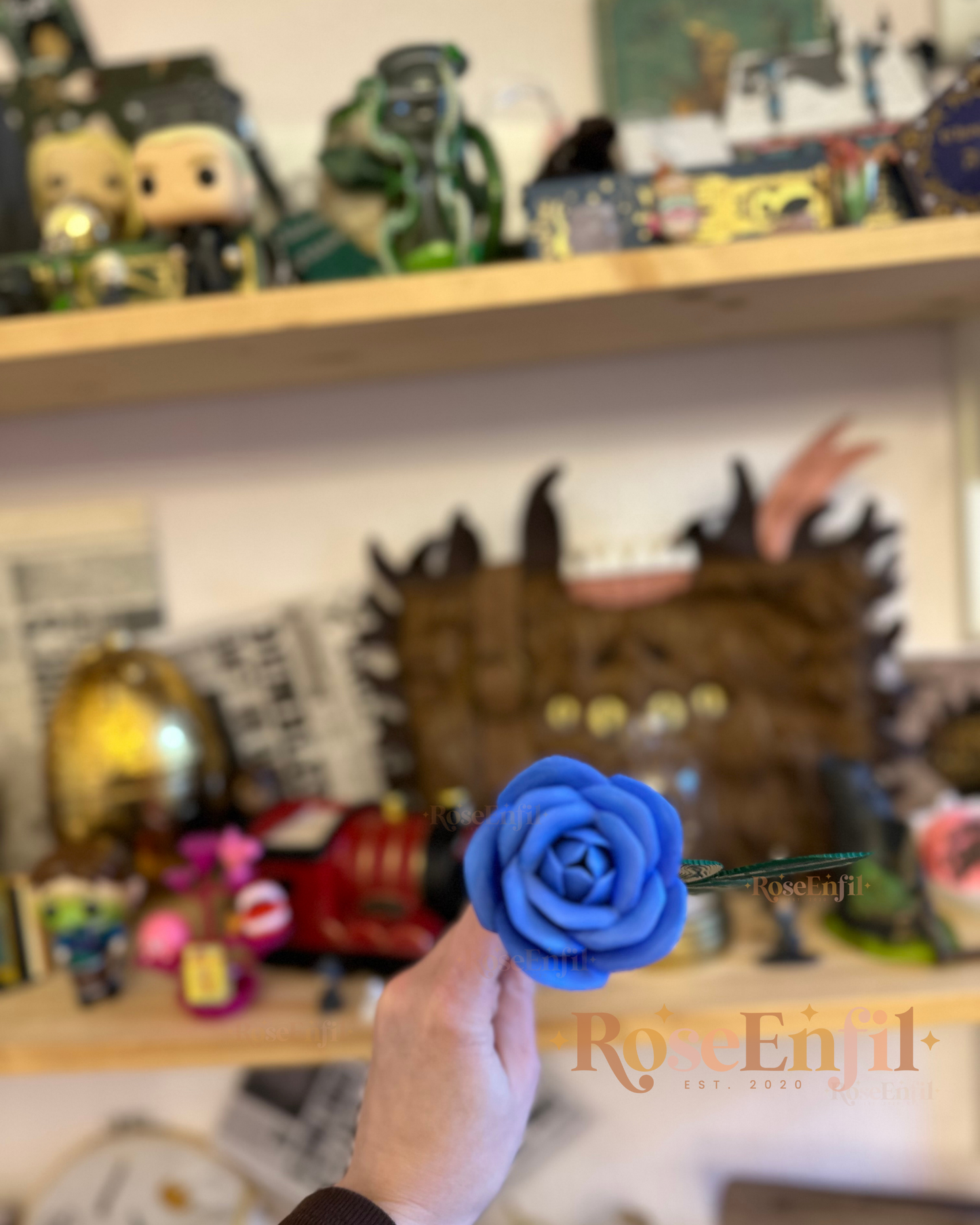 Rose décorative - Collection décor - Impression 3D - Plusieurs couleurs