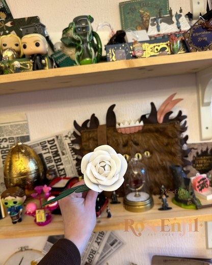 Rose décorative - Collection décor - Impression 3D - Plusieurs couleurs