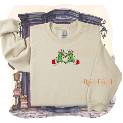 Grincheux - Noël - Coeur de lumières - Plusieurs couleurs