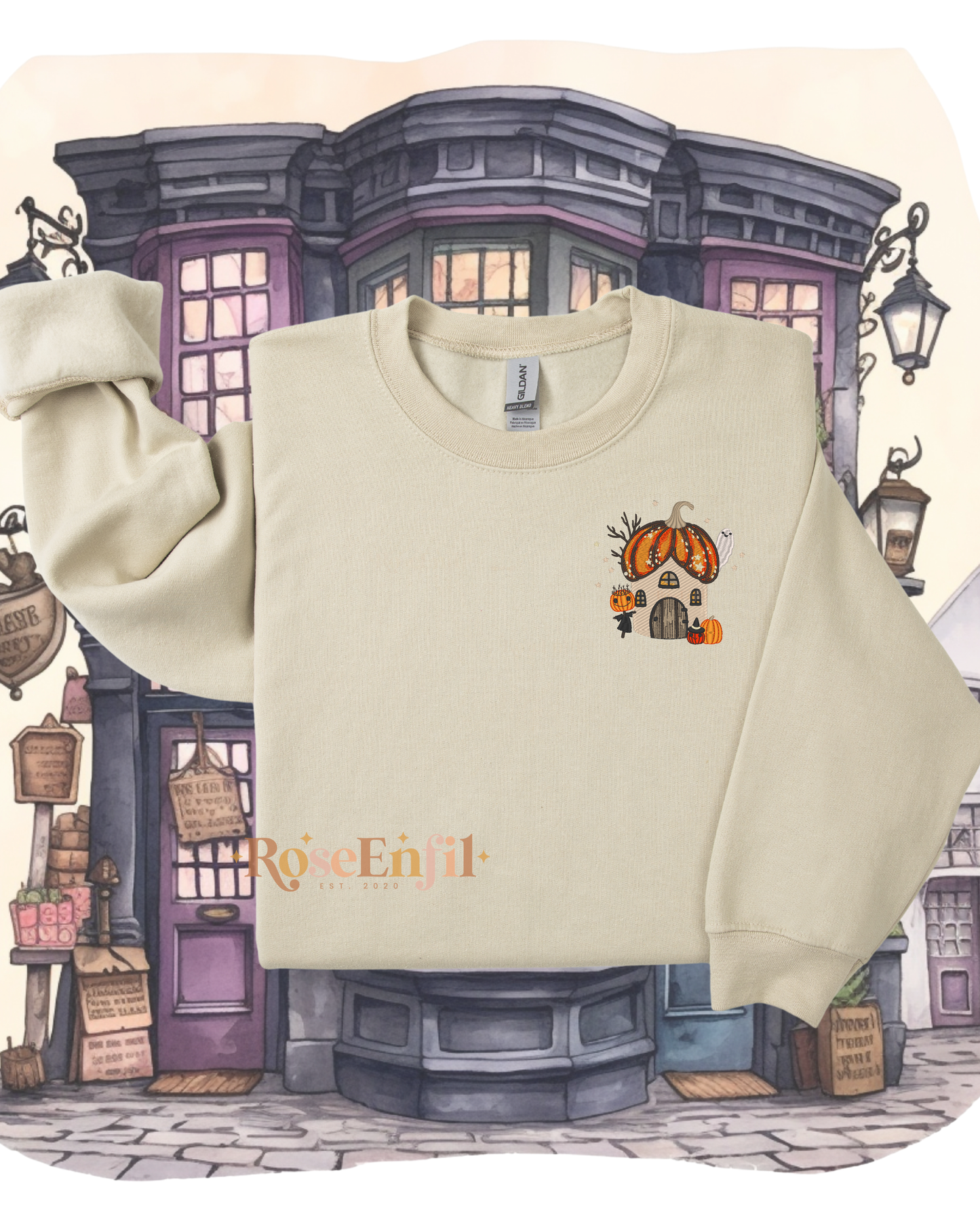 Maison citrouille - Collection Halloween - Plusieurs couleurs