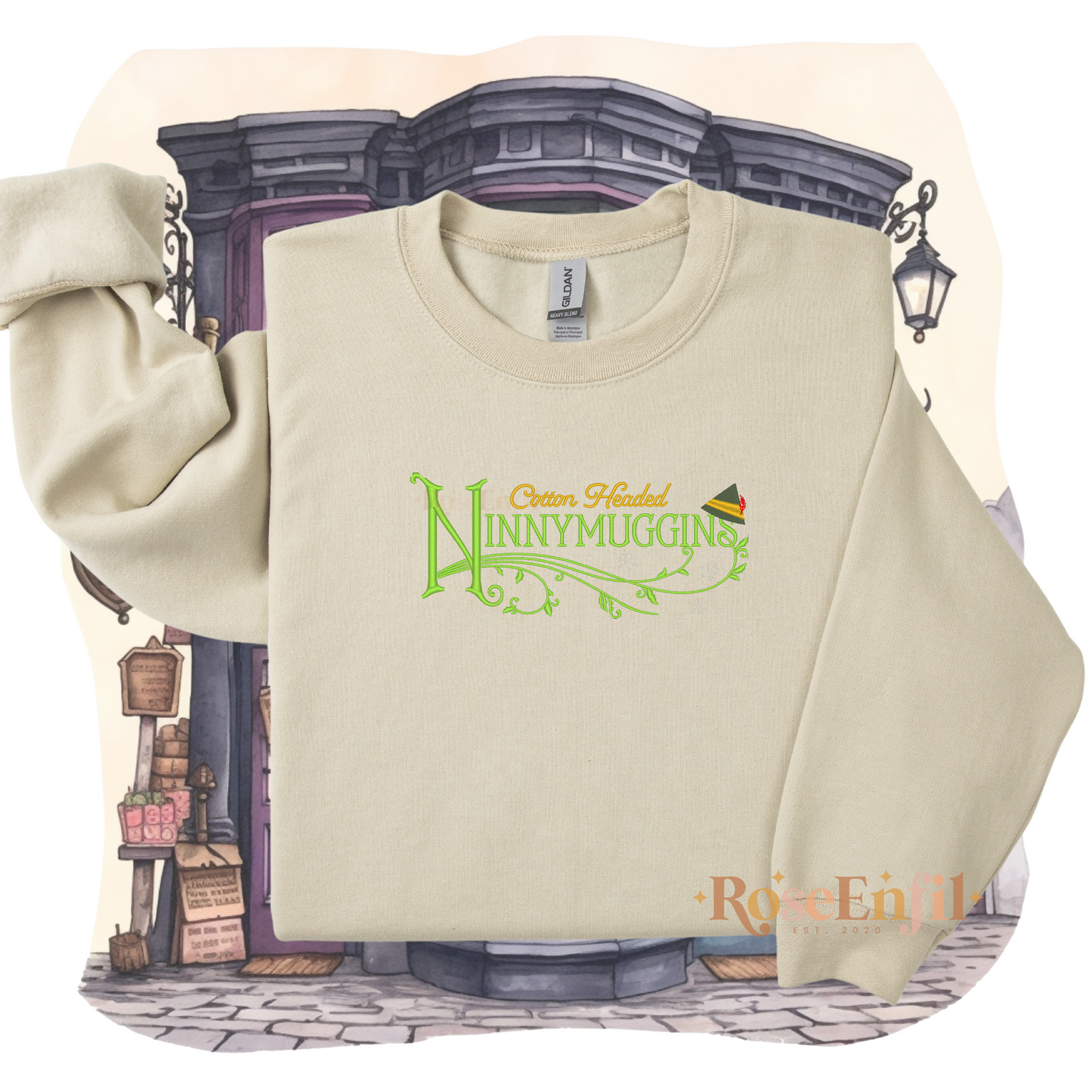 Elf - Lutin - Je connais le père noël - Collection Nostalgie Noël  (plusieurs couleurs)