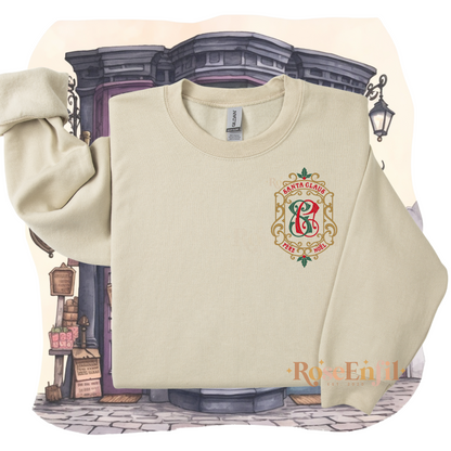 Le père noël - Monogramme  - Collection Noël Nostalgie (broderie) - Plusieurs couleurs