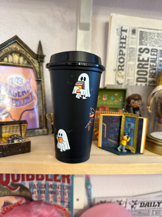Livres et fantômes -  tasse plastique