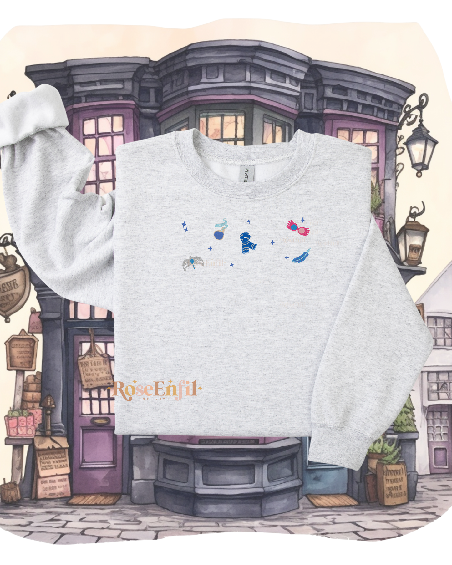 Icons of the House of widsom  (eagle - raven) - Magic Embroidery Collection - Multiple colors
