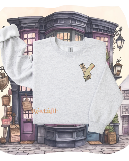 Dramione fanfiction (hand with tattoo and hand with scar) - Harry Potter magical collection - Embroidery (multiple colors)
