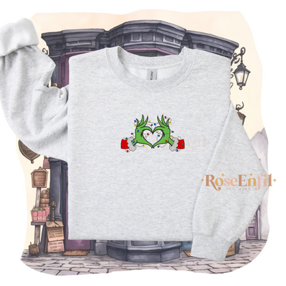 Grincheux - Noël - Coeur de lumières - Plusieurs couleurs