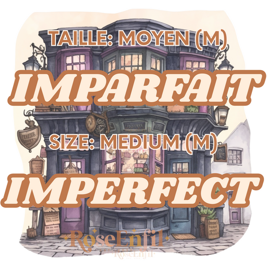 TAILLE M - Vêtements imparfaits (plusieurs designs et couleurs)