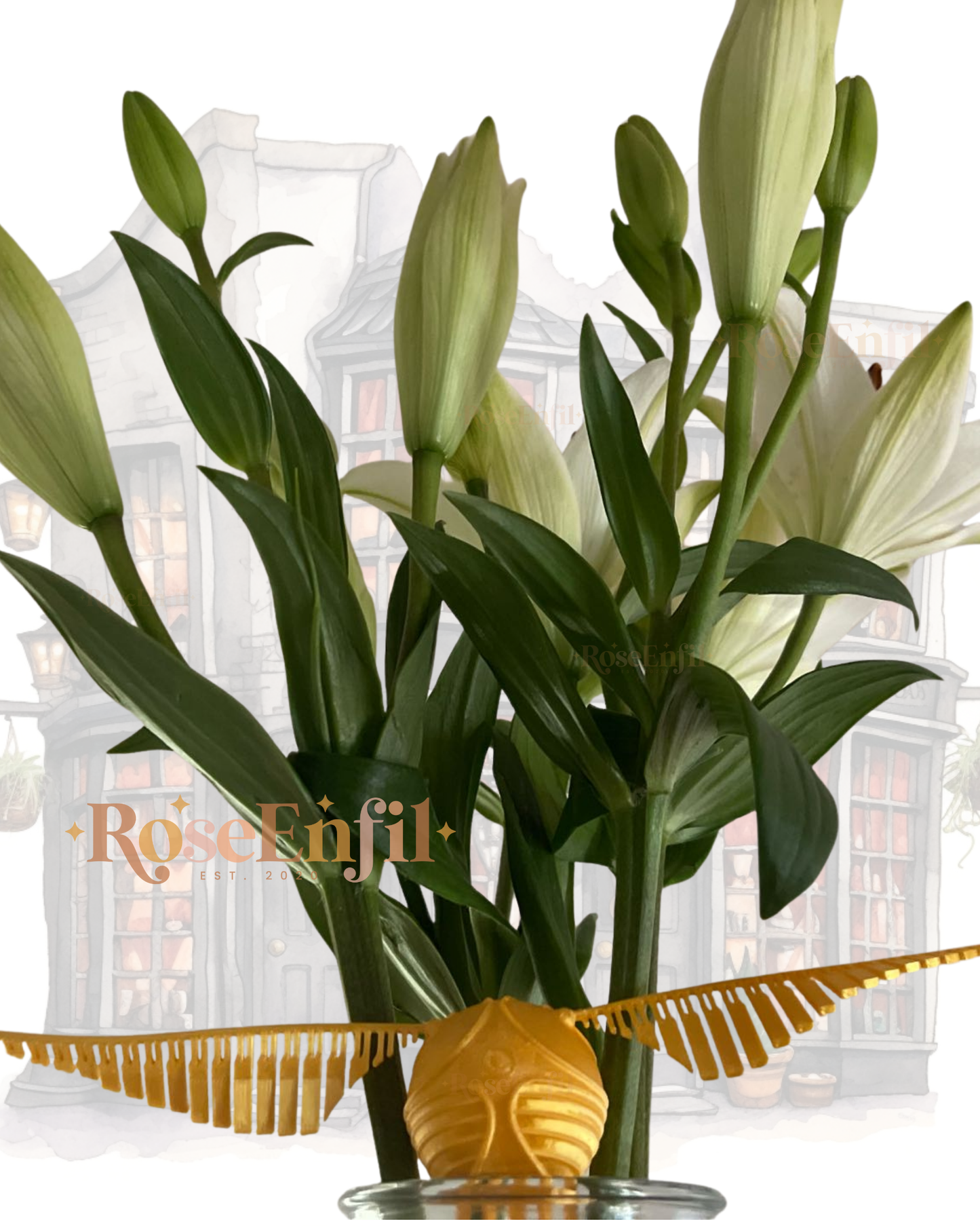 Magical hair (or plant) decoration - Magical decor collection - 3D printing
