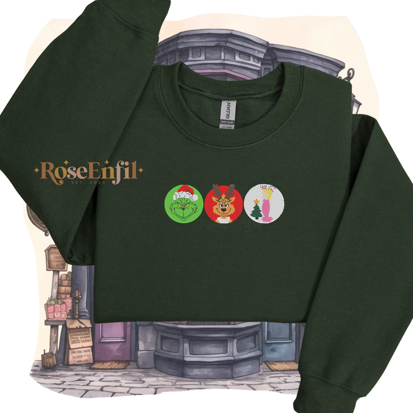 Biscuits de Noël Grincheux - Collection Nostalgie Noël -  (plusieurs couleurs)