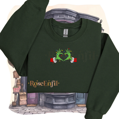 Grincheux - Noël - Coeur de lumières - Plusieurs couleurs