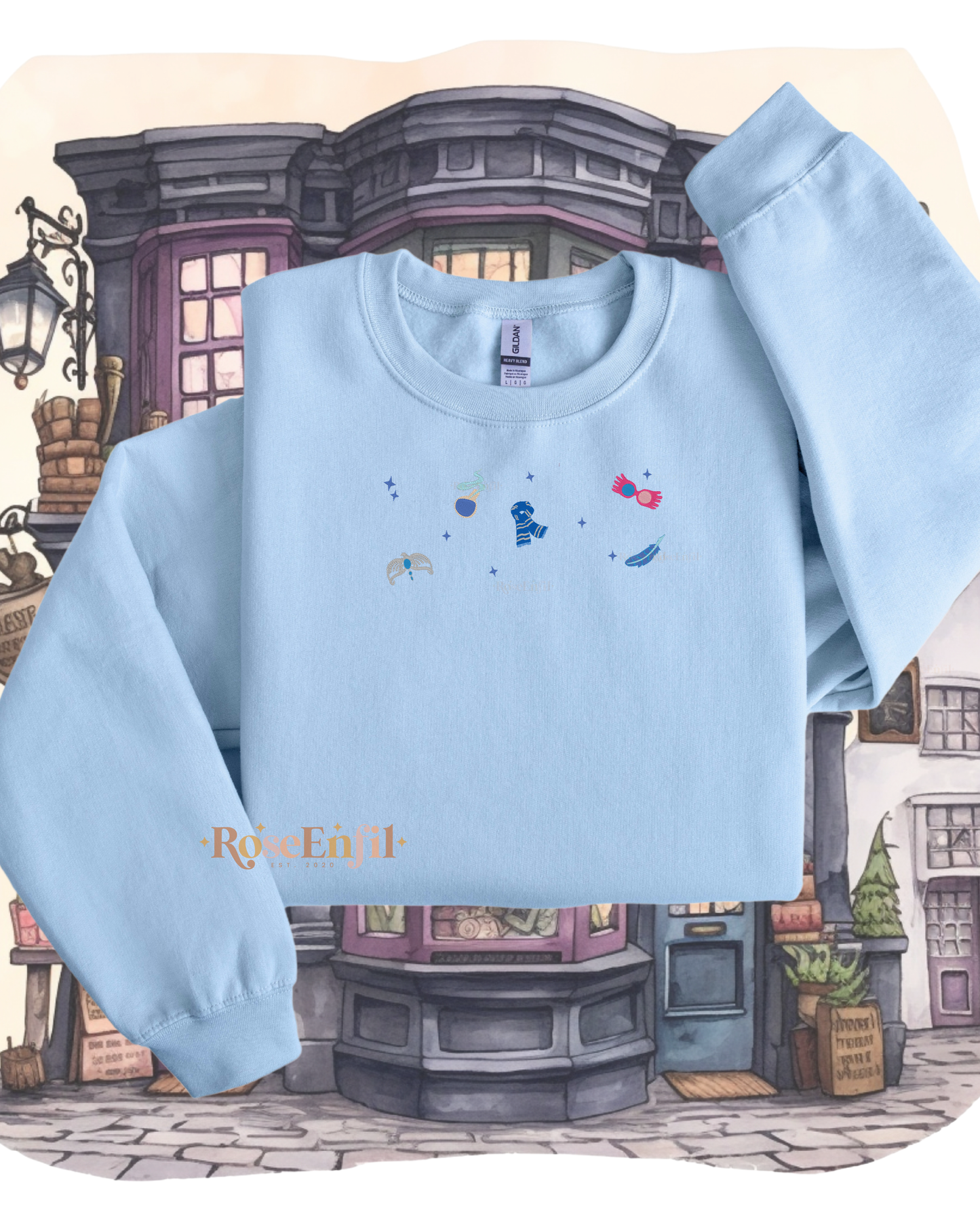 Icons of the House of widsom  (eagle - raven) - Magic Embroidery Collection - Multiple colors
