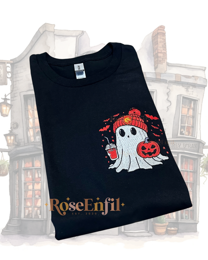 Fantôme maison du lion (Courage)  - Collection broderie magique et Halloween (automne et spooky) - Plusieurs couleurs