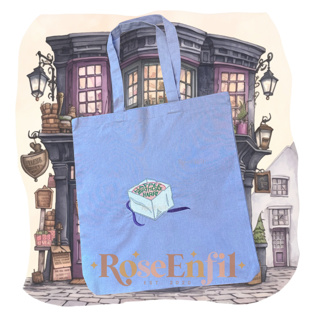 Sac - Anniversaire de Harry / broderie